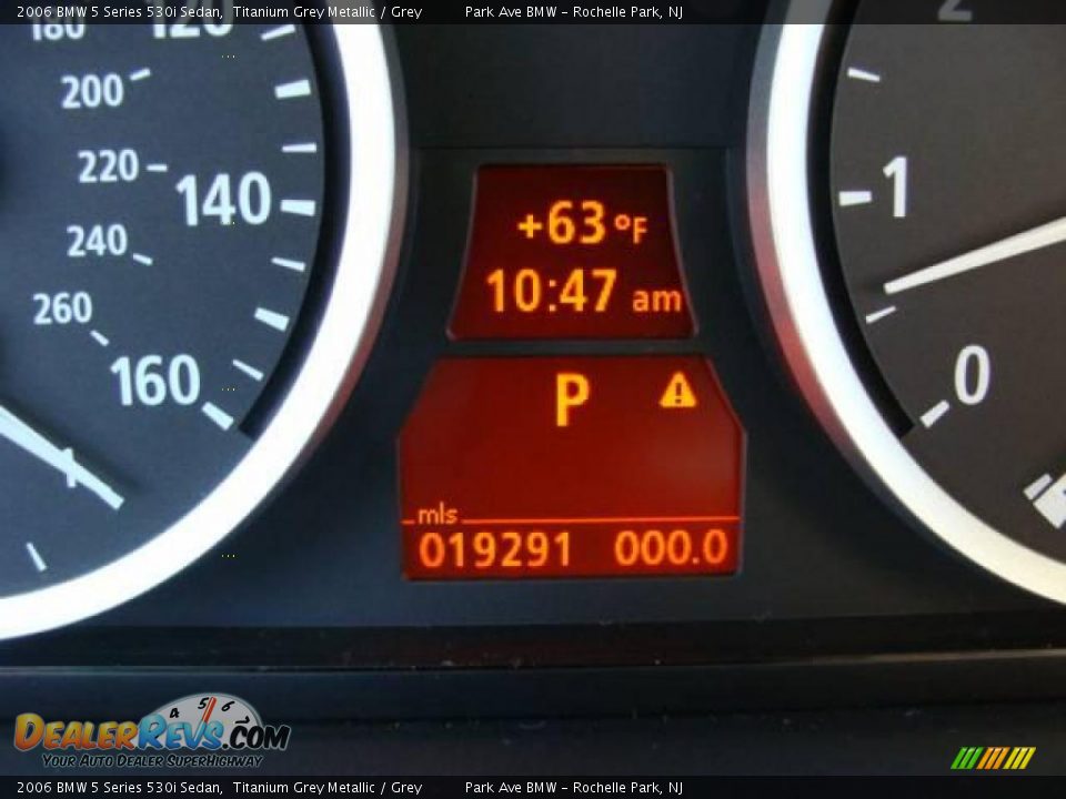 2006 BMW 5 Series 530i Sedan Titanium Grey Metallic / Grey Photo #14