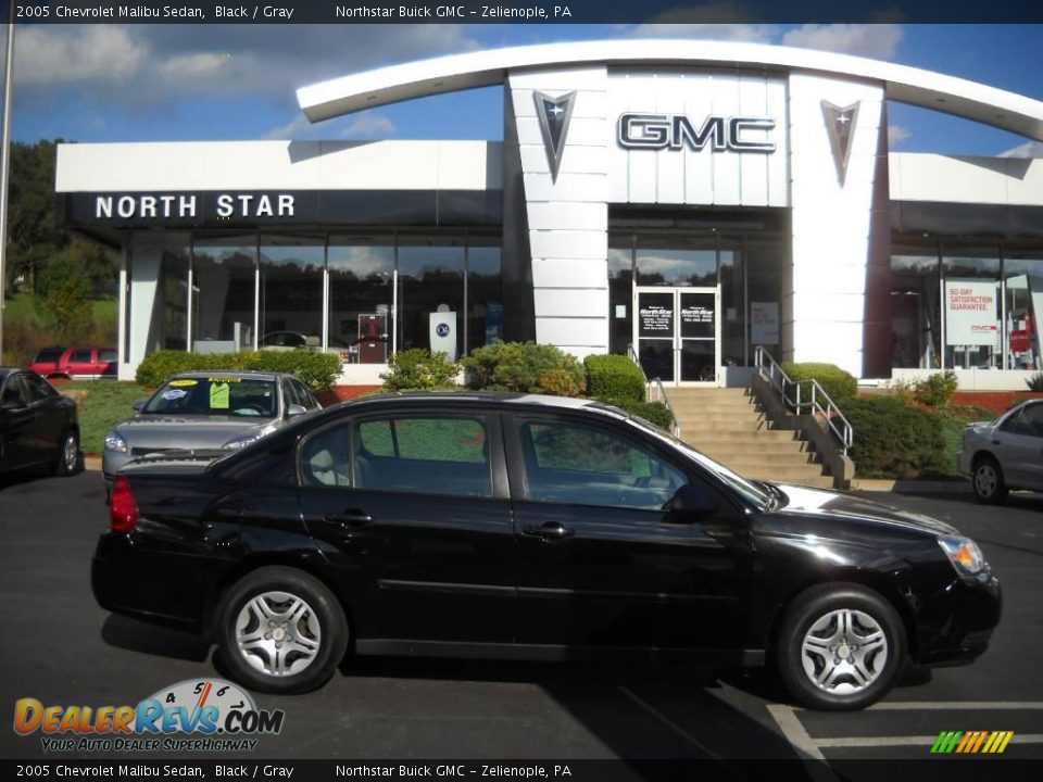 2005 Chevrolet Malibu Sedan Black / Gray Photo #1