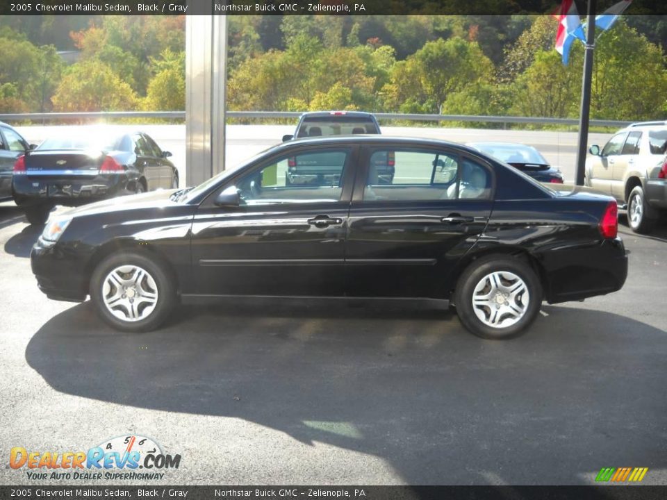 2005 Chevrolet Malibu Sedan Black / Gray Photo #5