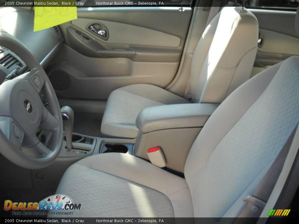 2005 Chevrolet Malibu Sedan Black / Gray Photo #8