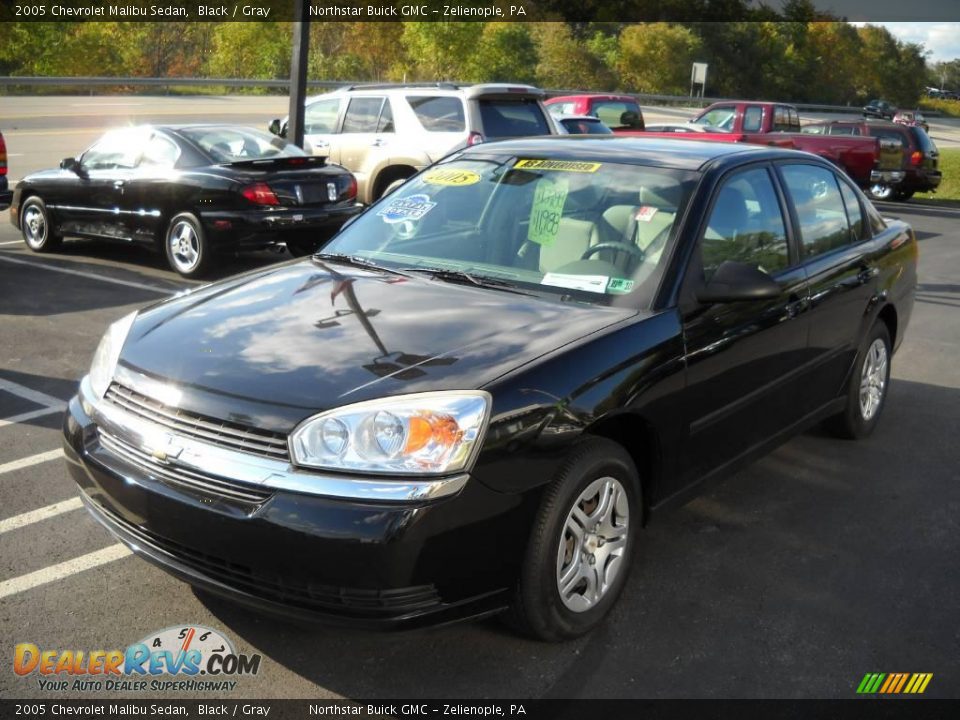 2005 Chevrolet Malibu Sedan Black / Gray Photo #14