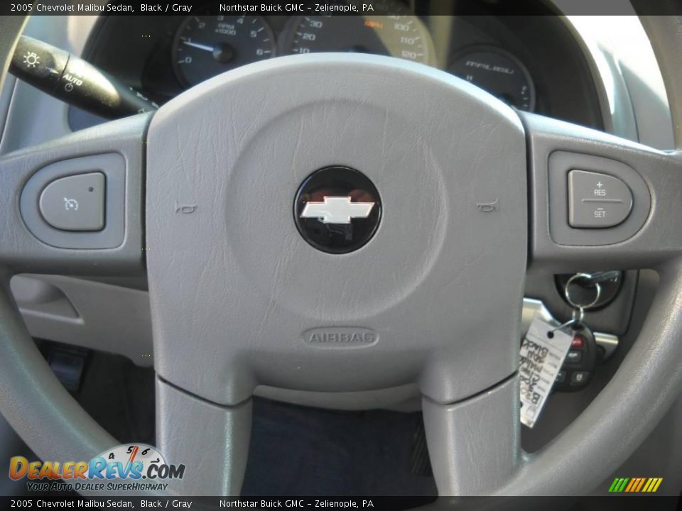 2005 Chevrolet Malibu Sedan Black / Gray Photo #19