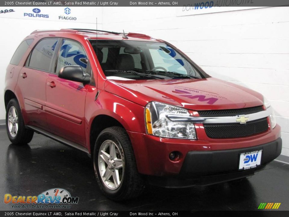 2005 Chevrolet Equinox LT AWD Salsa Red Metallic / Light Gray Photo #1