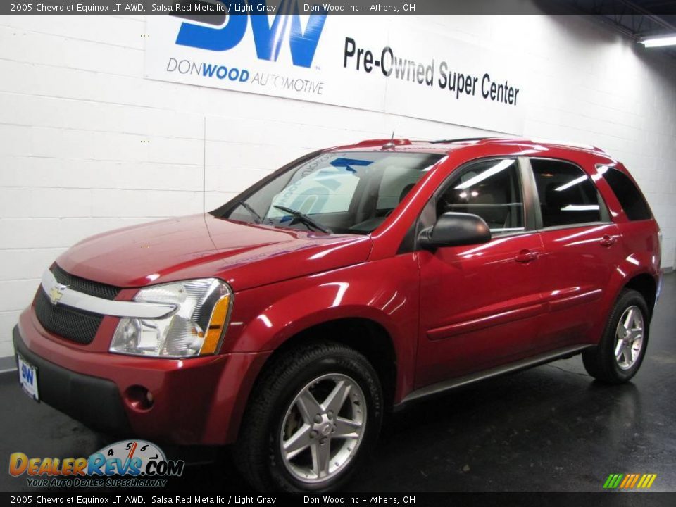 2005 Chevrolet Equinox LT AWD Salsa Red Metallic / Light Gray Photo #2