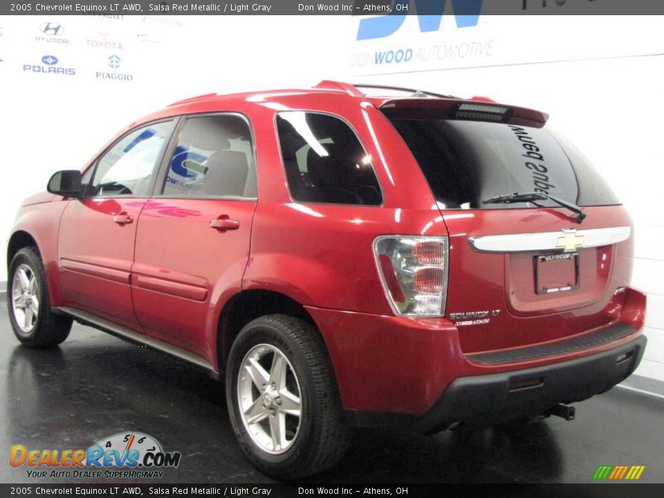 2005 Chevrolet Equinox LT AWD Salsa Red Metallic / Light Gray Photo #3