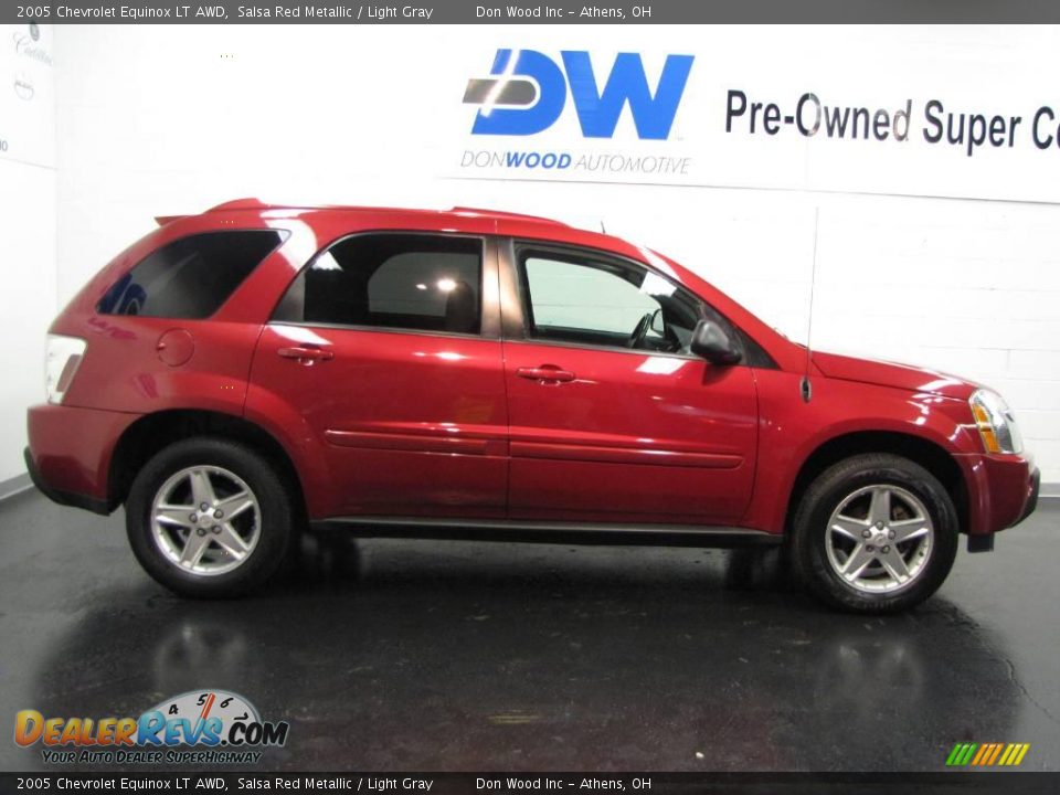2005 Chevrolet Equinox LT AWD Salsa Red Metallic / Light Gray Photo #6