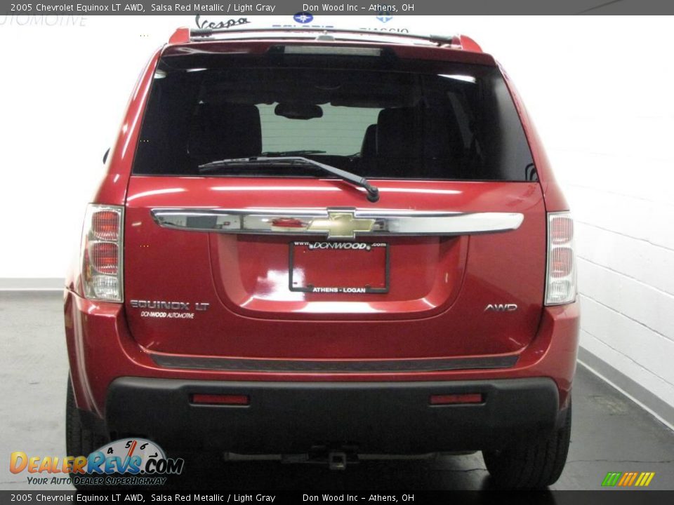 2005 Chevrolet Equinox LT AWD Salsa Red Metallic / Light Gray Photo #7
