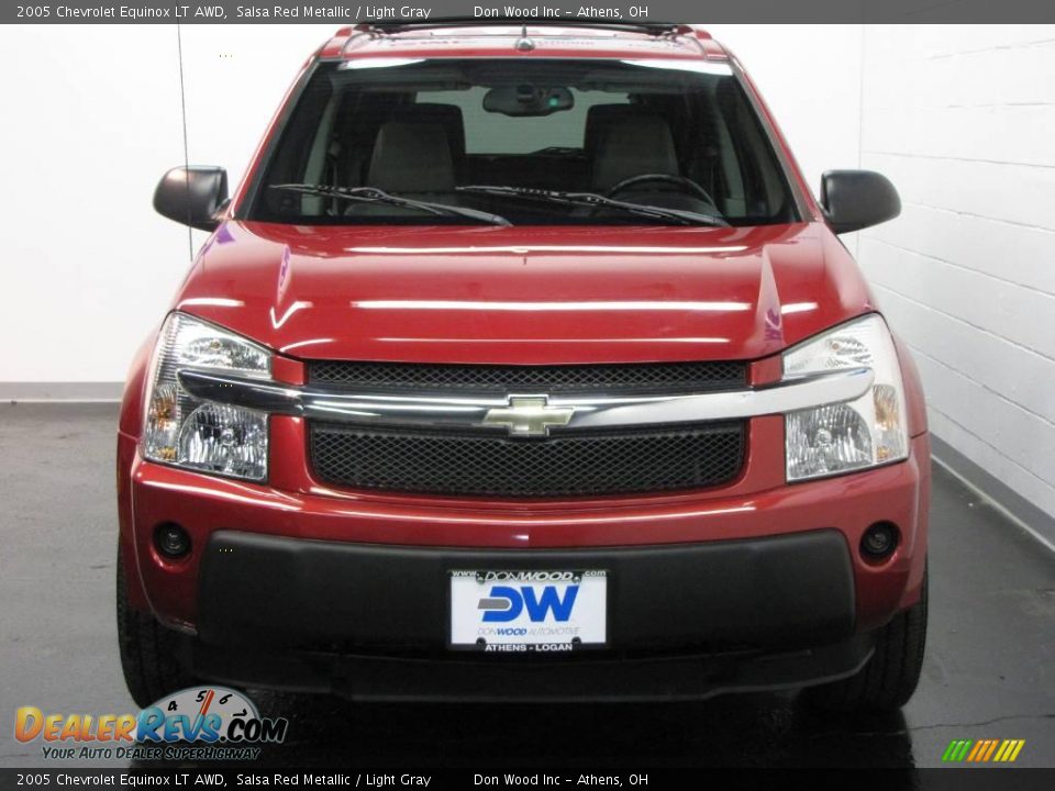 2005 Chevrolet Equinox LT AWD Salsa Red Metallic / Light Gray Photo #8
