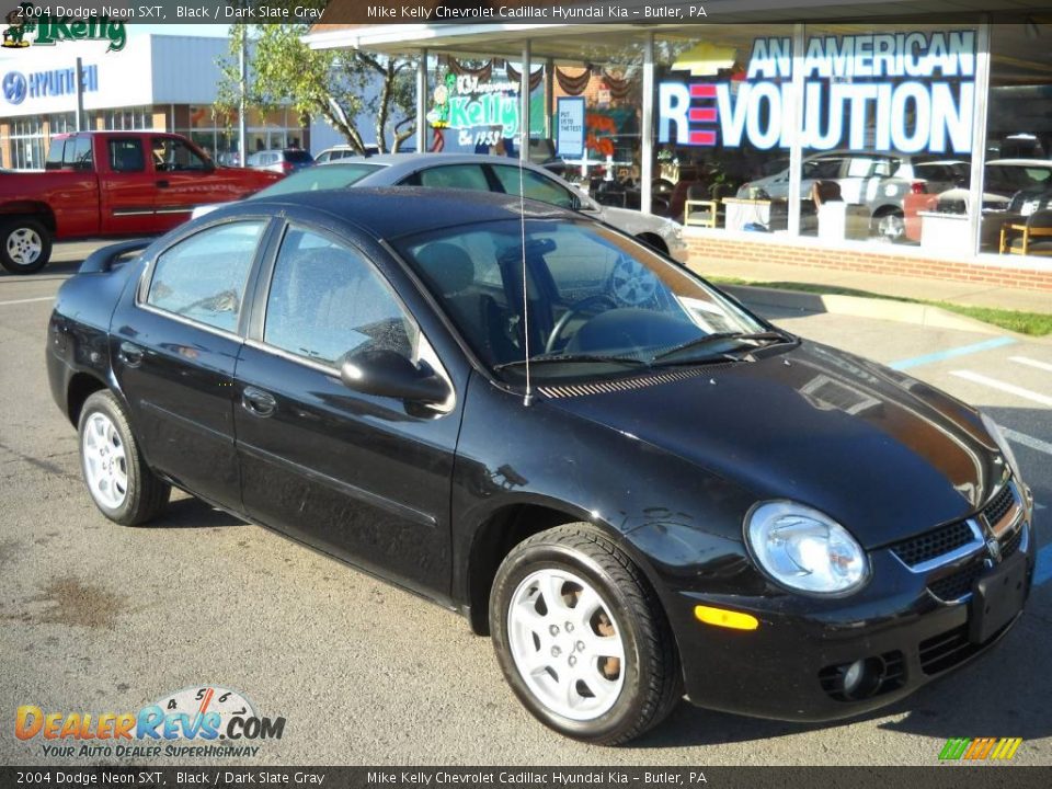 2004 Dodge Neon SXT Black / Dark Slate Gray Photo #1