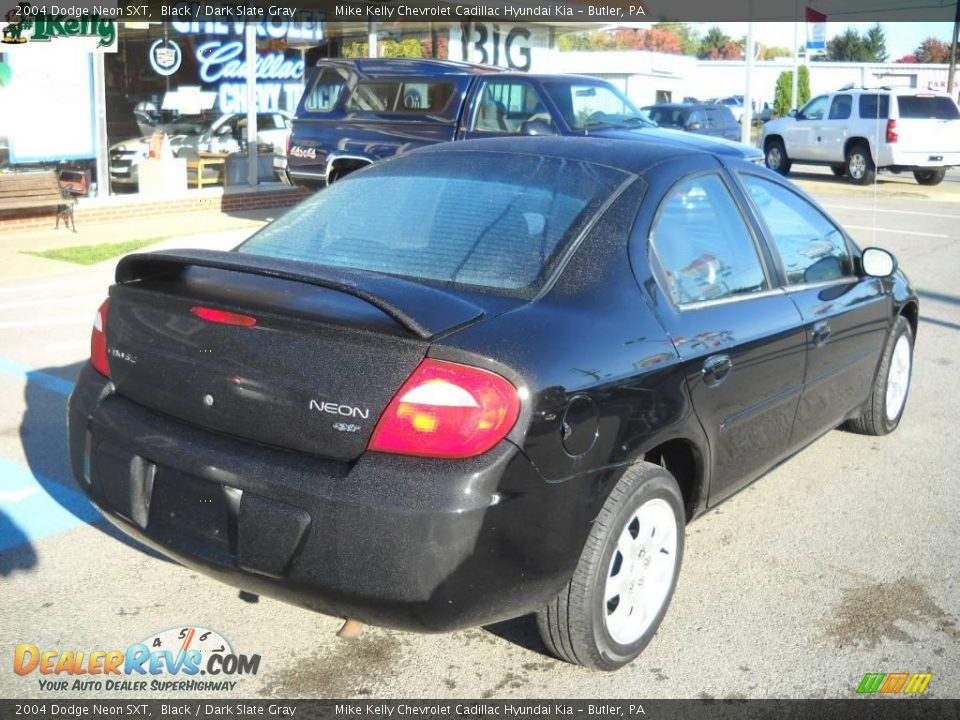 2004 Dodge Neon SXT Black / Dark Slate Gray Photo #3