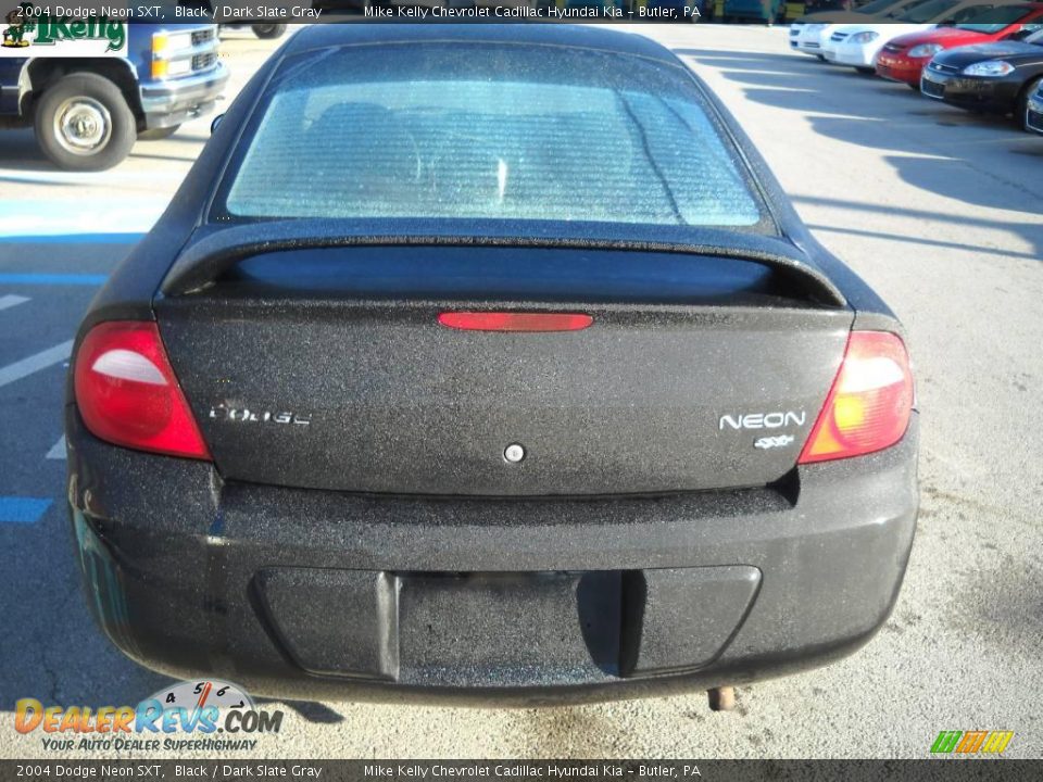 2004 Dodge Neon SXT Black / Dark Slate Gray Photo #4