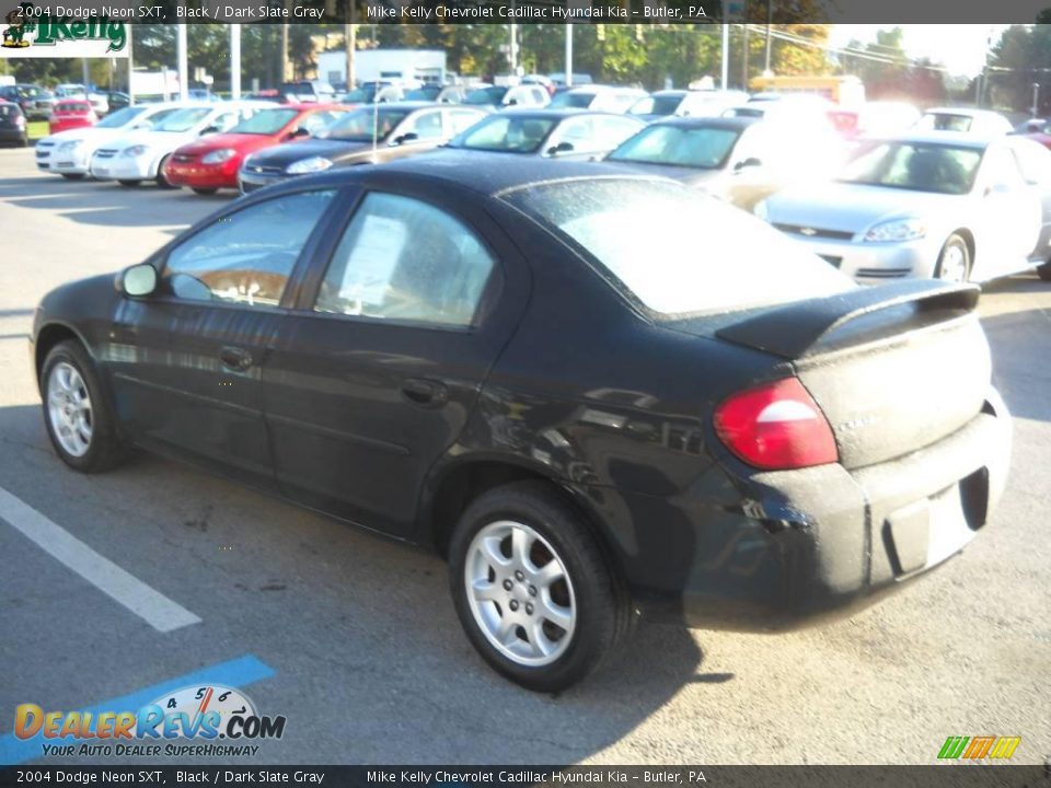 2004 Dodge Neon SXT Black / Dark Slate Gray Photo #5