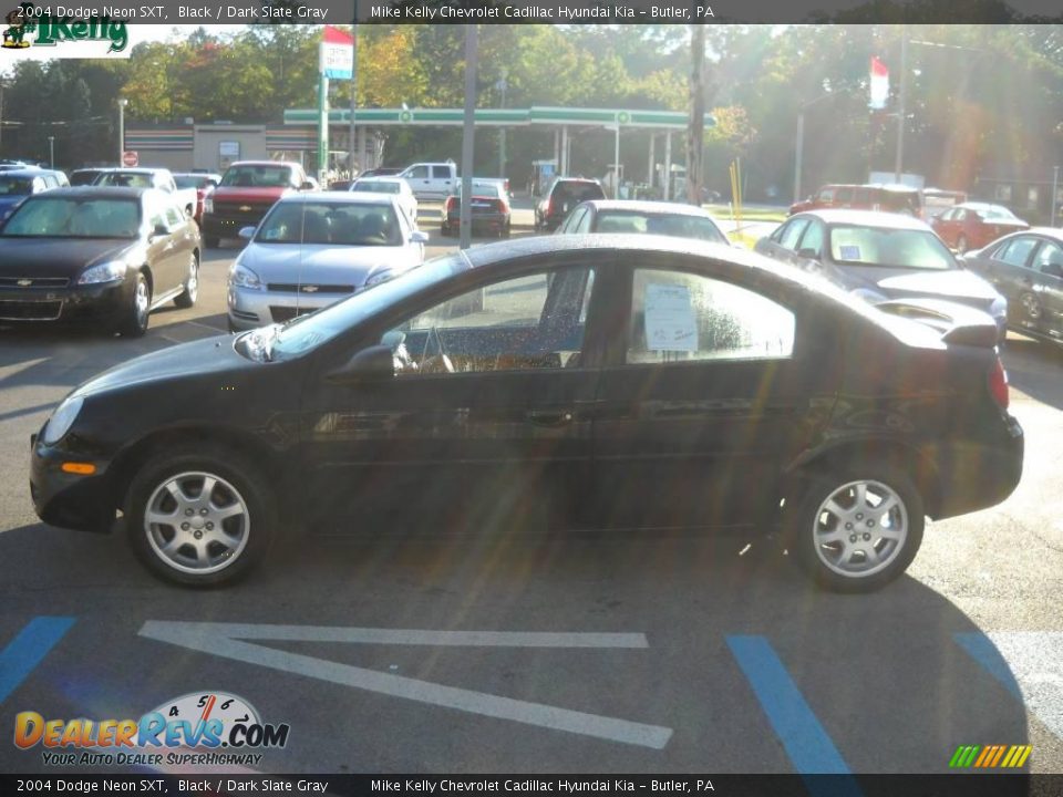 2004 Dodge Neon SXT Black / Dark Slate Gray Photo #6