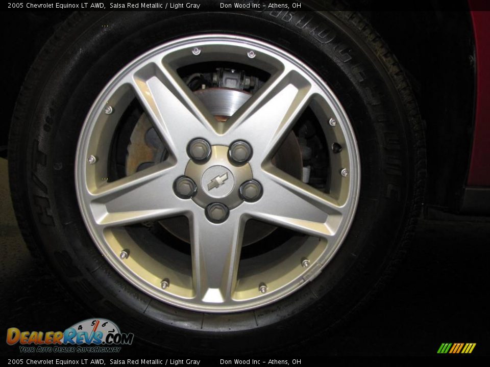 2005 Chevrolet Equinox LT AWD Salsa Red Metallic / Light Gray Photo #21