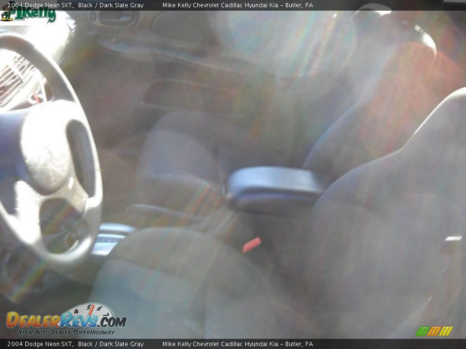 2004 Dodge Neon SXT Black / Dark Slate Gray Photo #9