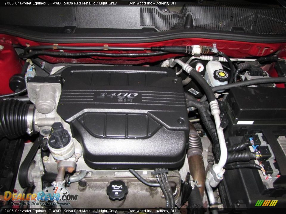 2005 Chevrolet Equinox LT AWD Salsa Red Metallic / Light Gray Photo #23