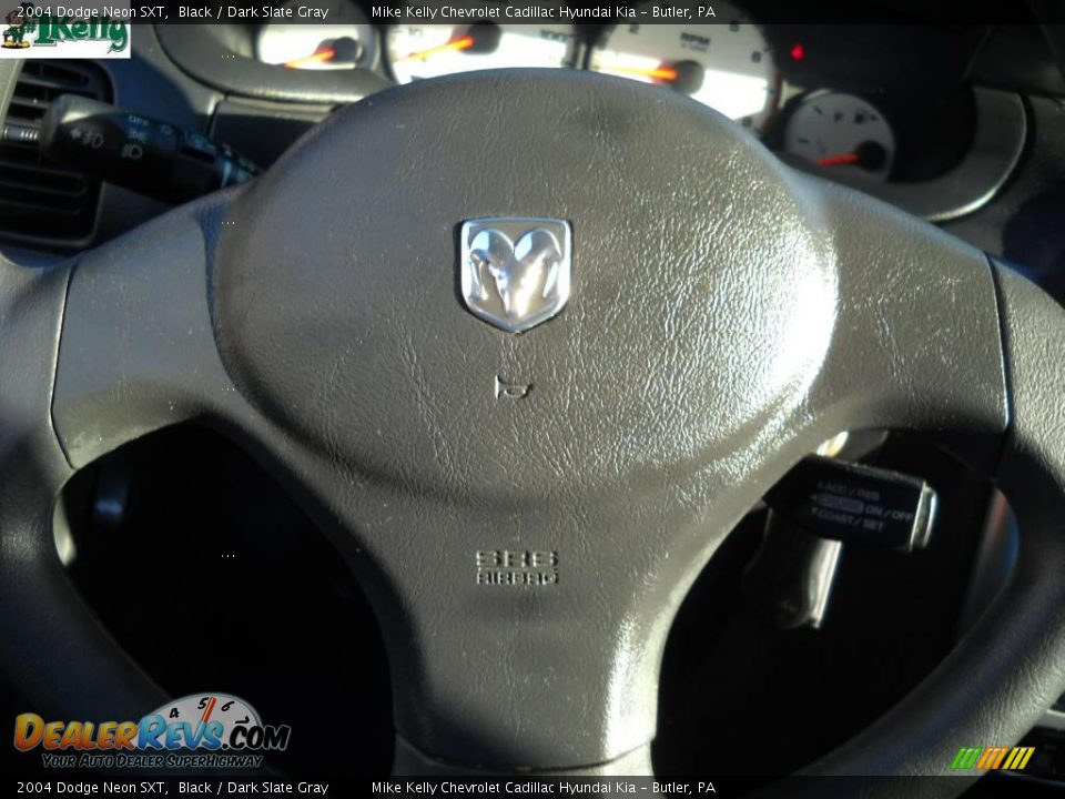2004 Dodge Neon SXT Black / Dark Slate Gray Photo #19