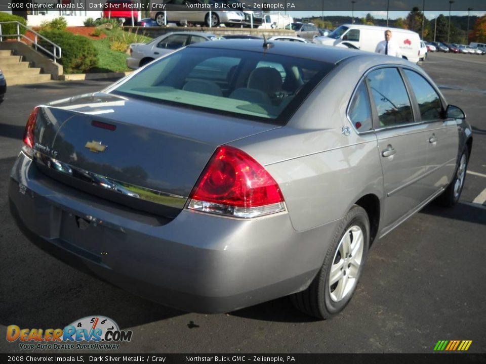 2008 Chevrolet Impala LS Dark Silver Metallic / Gray Photo #2