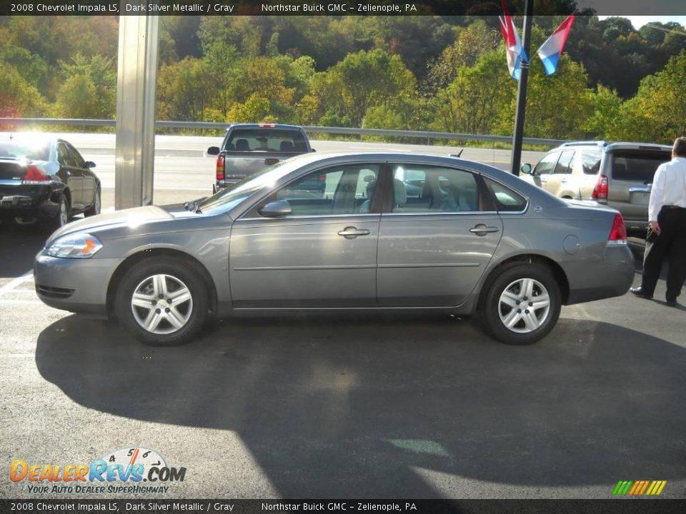 2008 Chevrolet Impala LS Dark Silver Metallic / Gray Photo #5