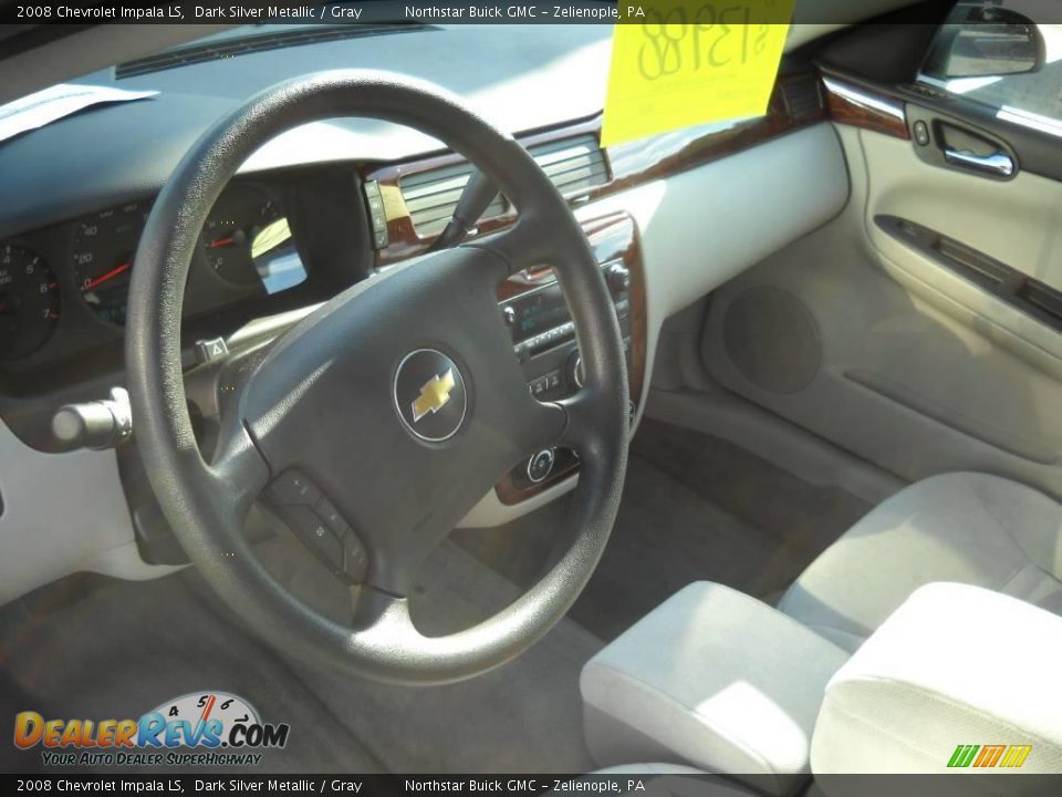 2008 Chevrolet Impala LS Dark Silver Metallic / Gray Photo #7