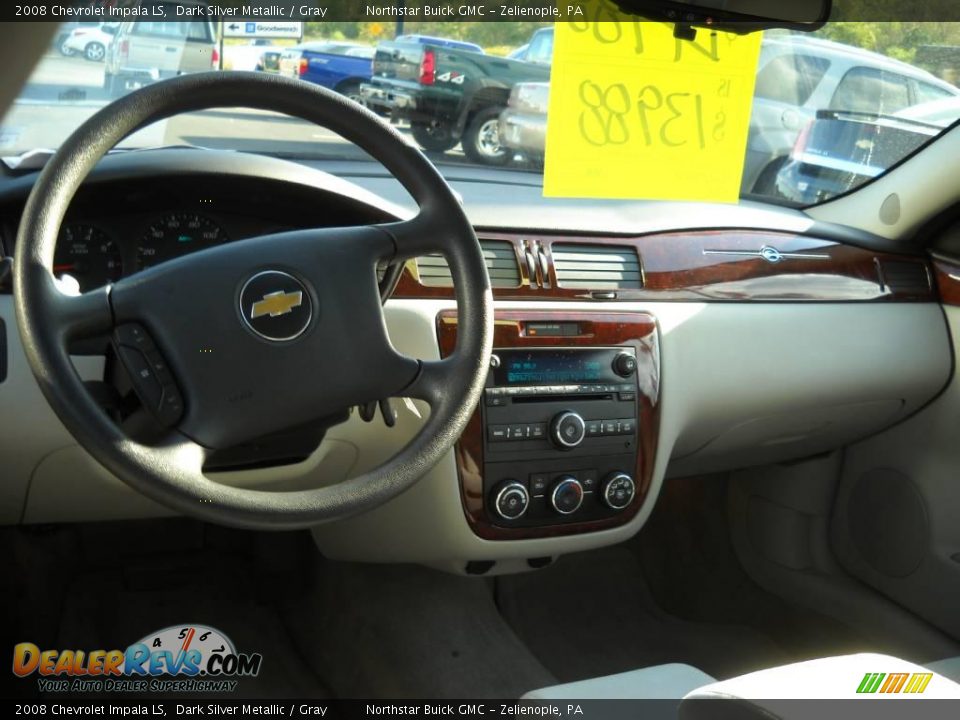 2008 Chevrolet Impala LS Dark Silver Metallic / Gray Photo #11