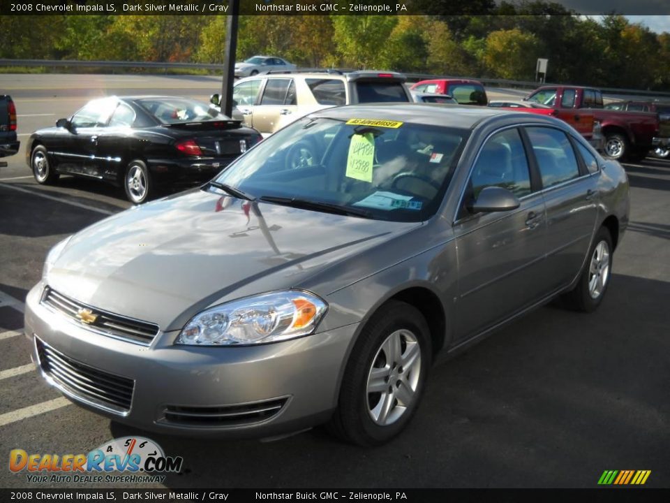 2008 Chevrolet Impala LS Dark Silver Metallic / Gray Photo #14
