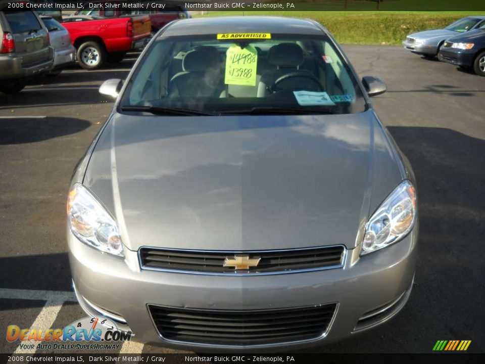 2008 Chevrolet Impala LS Dark Silver Metallic / Gray Photo #15