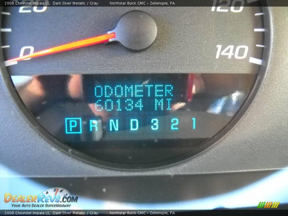 2008 Chevrolet Impala LS Dark Silver Metallic / Gray Photo #20