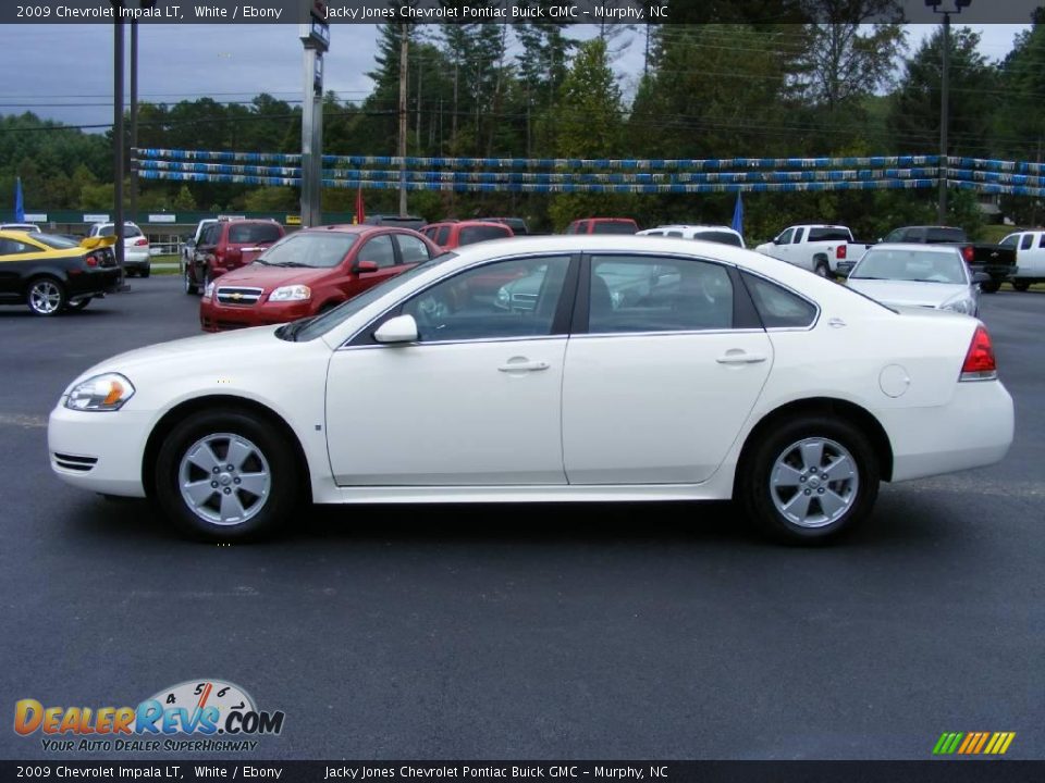 2009 Chevrolet Impala LT White / Ebony Photo #5