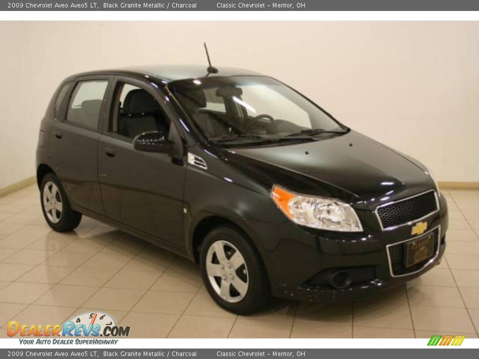 2009 Chevrolet Aveo Aveo5 LT Black Granite Metallic / Charcoal Photo #1