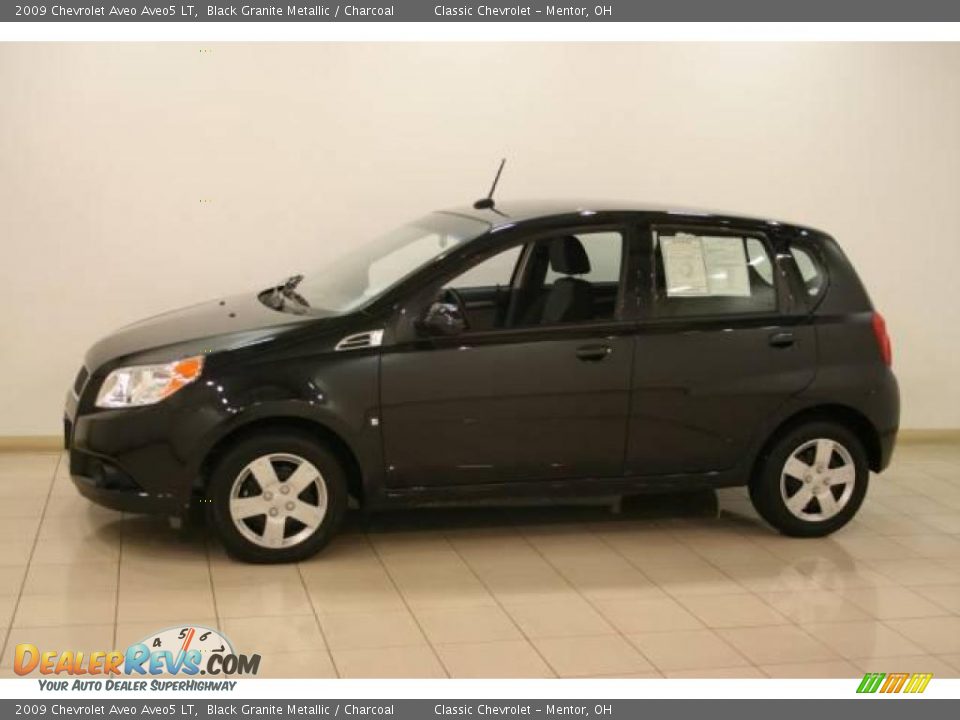 2009 Chevrolet Aveo Aveo5 LT Black Granite Metallic / Charcoal Photo #4