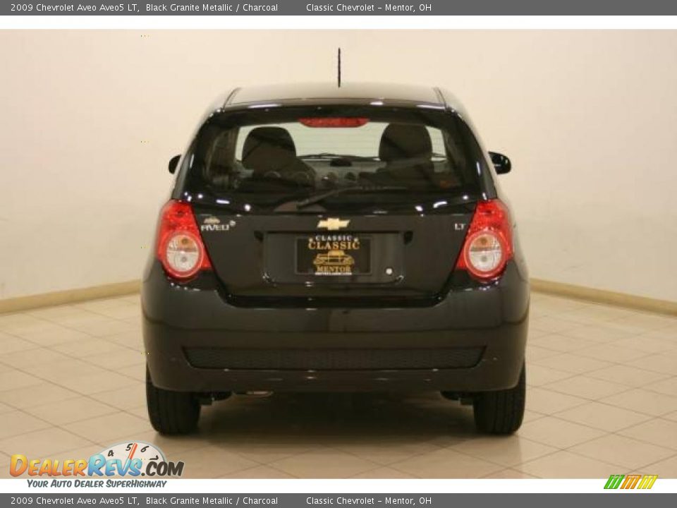 2009 Chevrolet Aveo Aveo5 LT Black Granite Metallic / Charcoal Photo #6