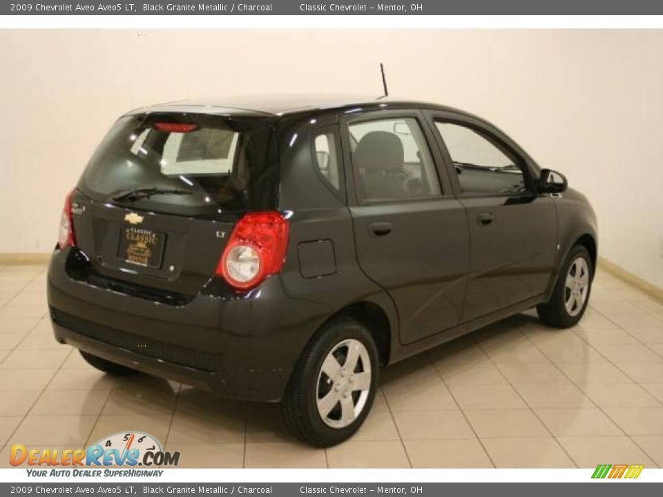 2009 Chevrolet Aveo Aveo5 LT Black Granite Metallic / Charcoal Photo #7