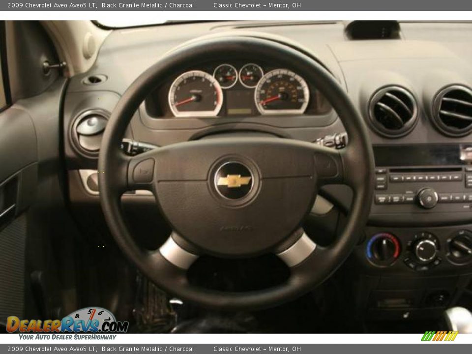 2009 Chevrolet Aveo Aveo5 LT Black Granite Metallic / Charcoal Photo #10