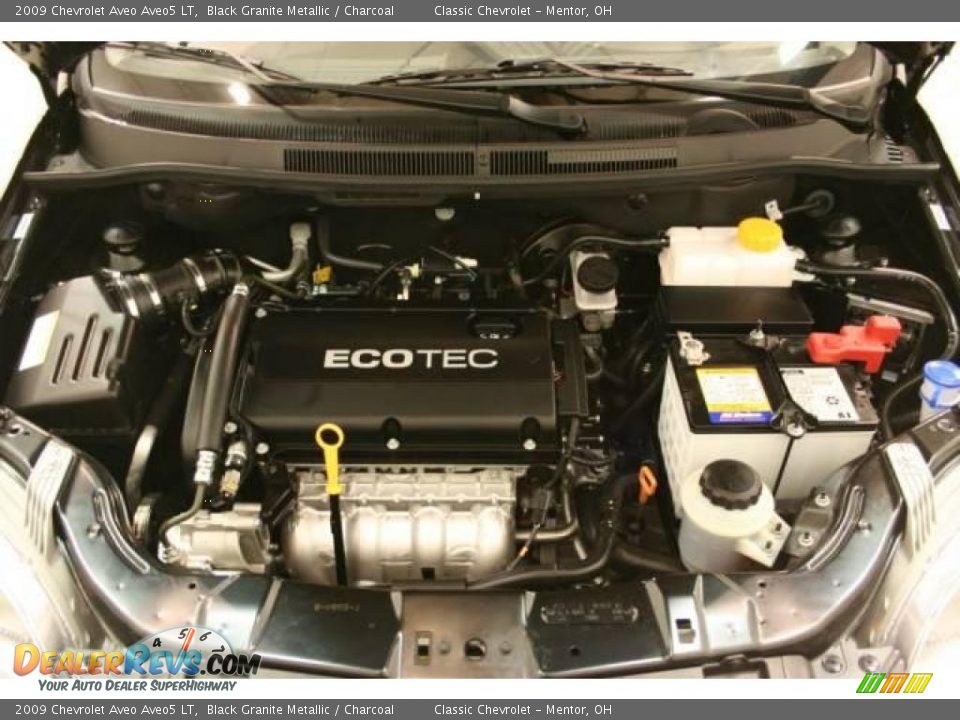 2009 Chevrolet Aveo Aveo5 LT Black Granite Metallic / Charcoal Photo #18