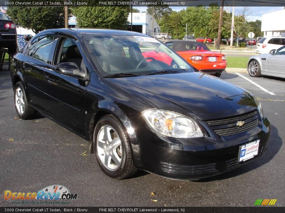 2009 Chevrolet Cobalt LT Sedan Black / Ebony Photo #2