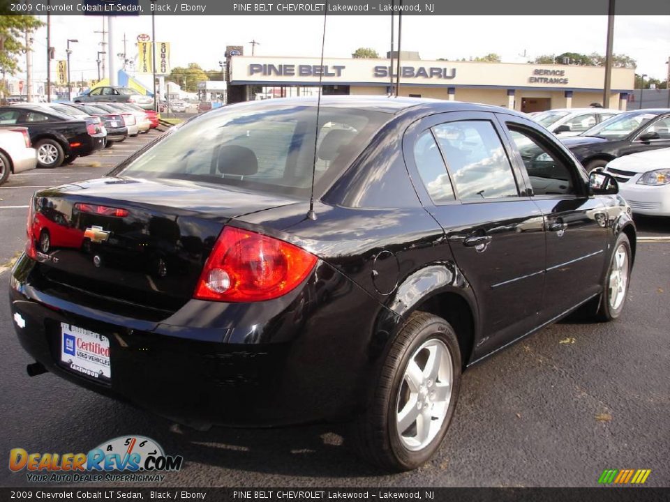 2009 Chevrolet Cobalt LT Sedan Black / Ebony Photo #4