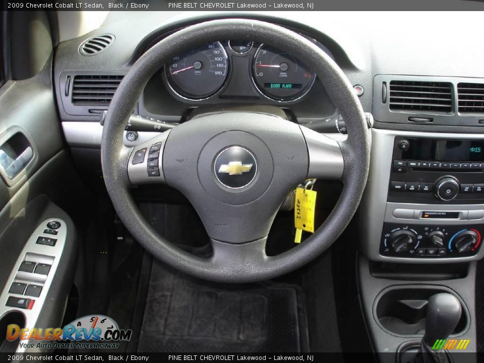 2009 Chevrolet Cobalt LT Sedan Black / Ebony Photo #10