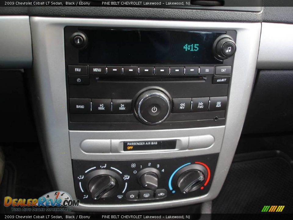 2009 Chevrolet Cobalt LT Sedan Black / Ebony Photo #12