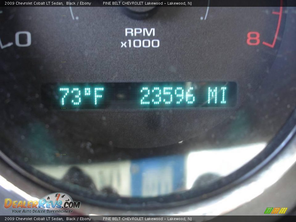 2009 Chevrolet Cobalt LT Sedan Black / Ebony Photo #14