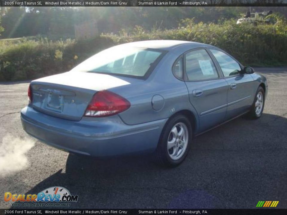 2006 Ford Taurus SE Windveil Blue Metallic / Medium/Dark Flint Grey Photo #3