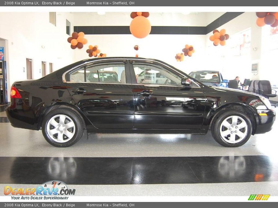 2008 Kia Optima LX Ebony Black / Beige Photo #8