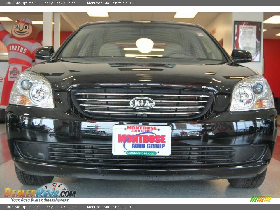2008 Kia Optima LX Ebony Black / Beige Photo #10