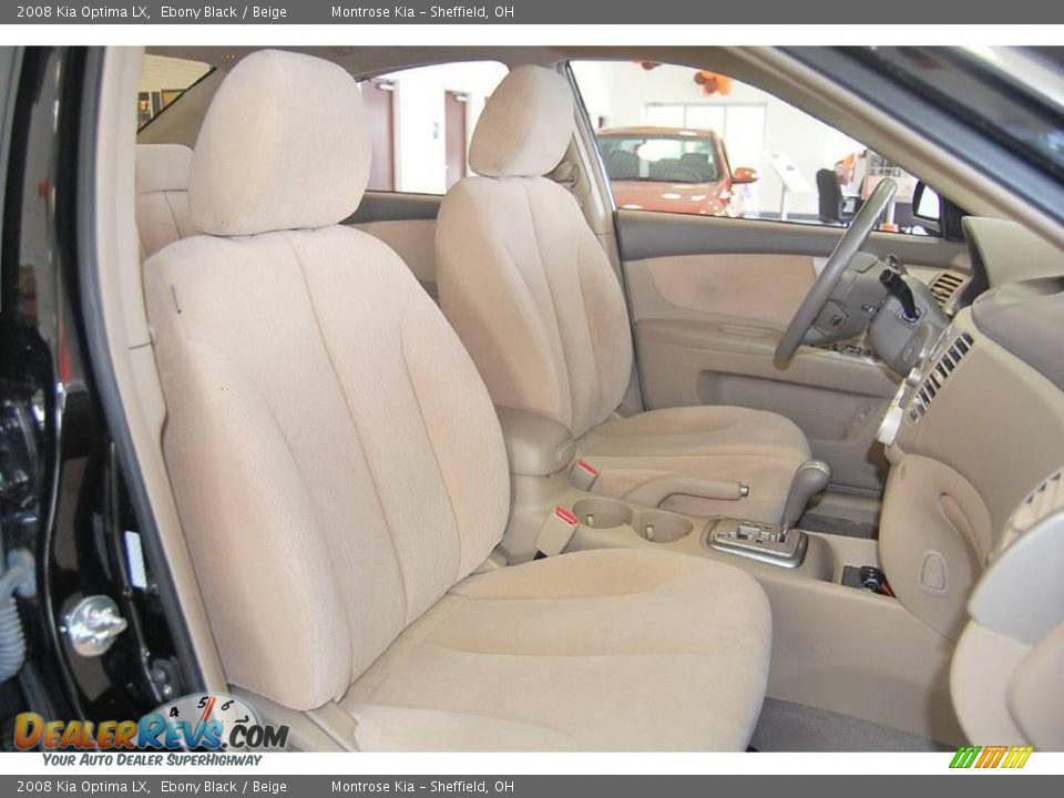 2008 Kia Optima LX Ebony Black / Beige Photo #20
