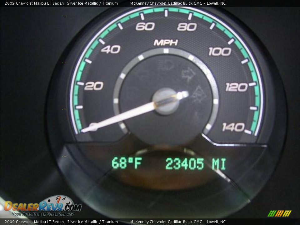 2009 Chevrolet Malibu LT Sedan Silver Ice Metallic / Titanium Photo #25