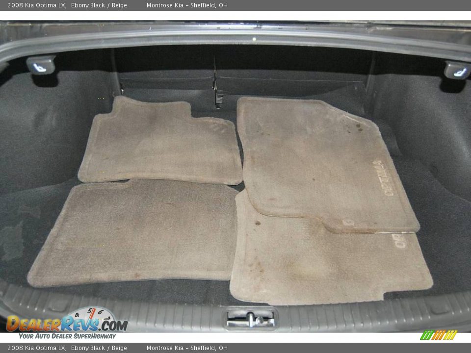 2008 Kia Optima LX Ebony Black / Beige Photo #22
