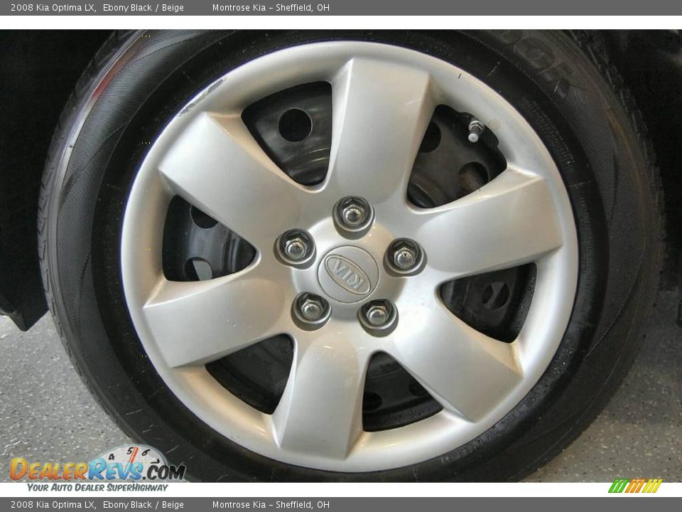 2008 Kia Optima LX Ebony Black / Beige Photo #26