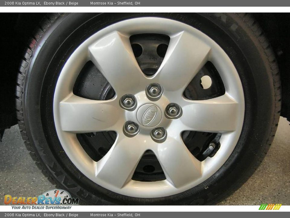 2008 Kia Optima LX Ebony Black / Beige Photo #27