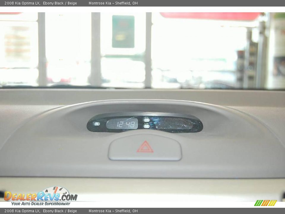 2008 Kia Optima LX Ebony Black / Beige Photo #30