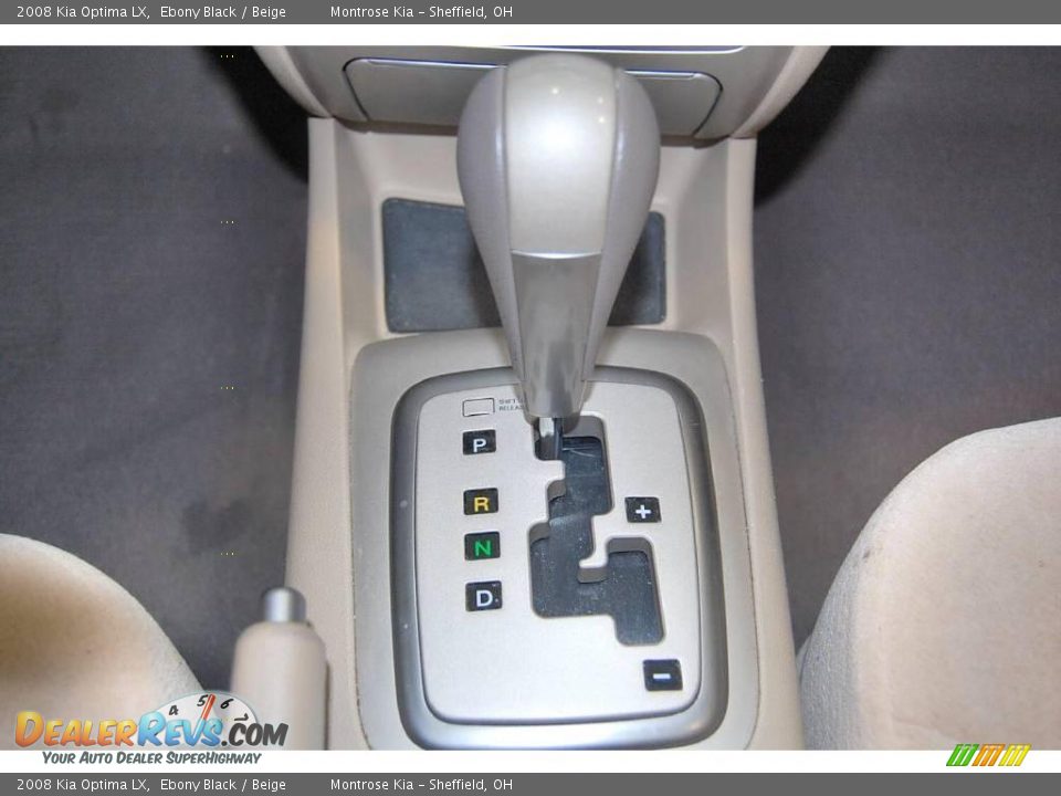2008 Kia Optima LX Ebony Black / Beige Photo #33
